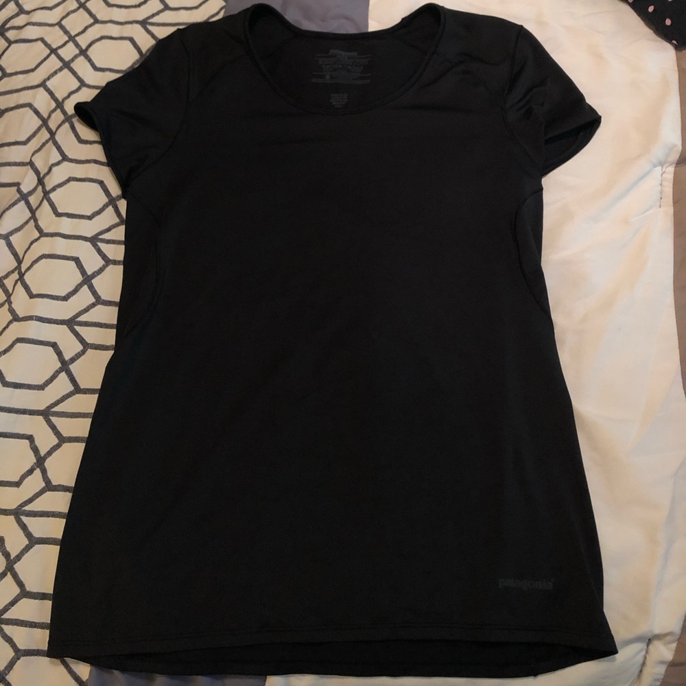 Patagonia black capilene t-shirt